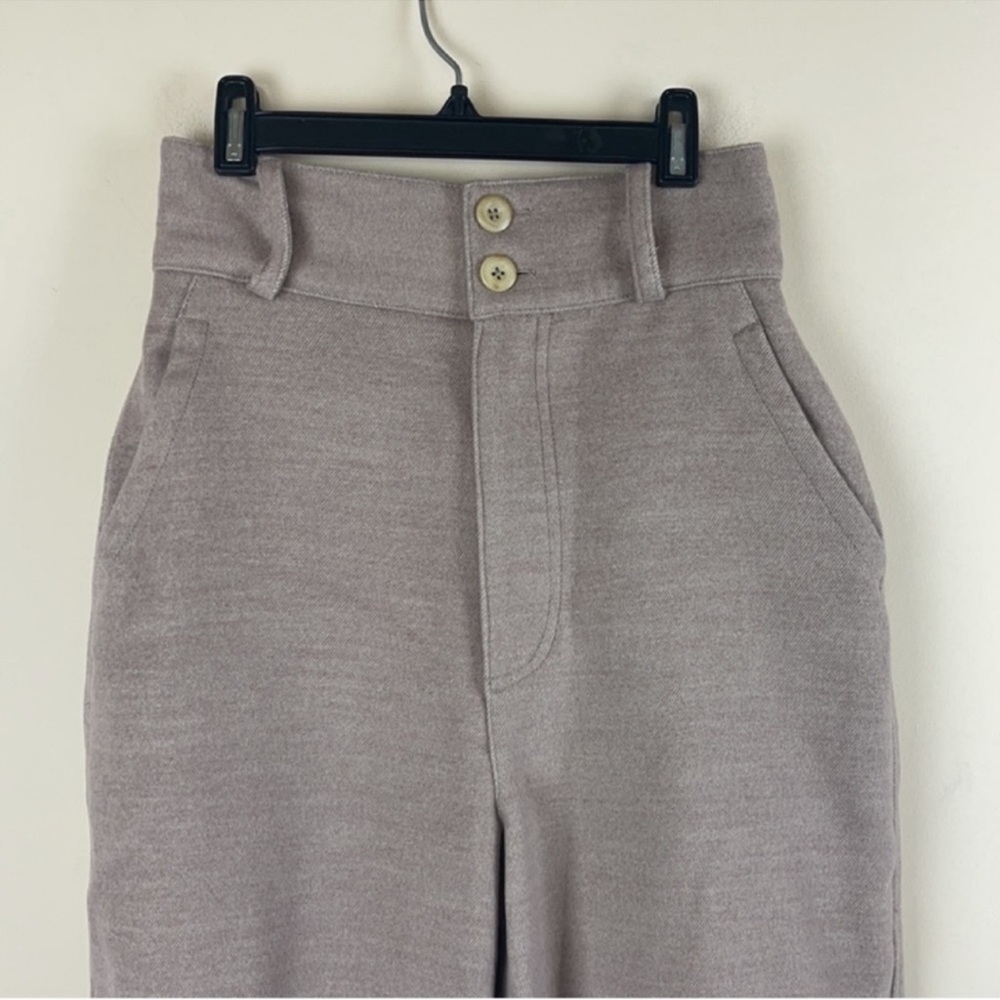 Free People Stellan Breeches Trouser Pants High Rise Balloon Neutral Equestrian - Picture 3 of 7